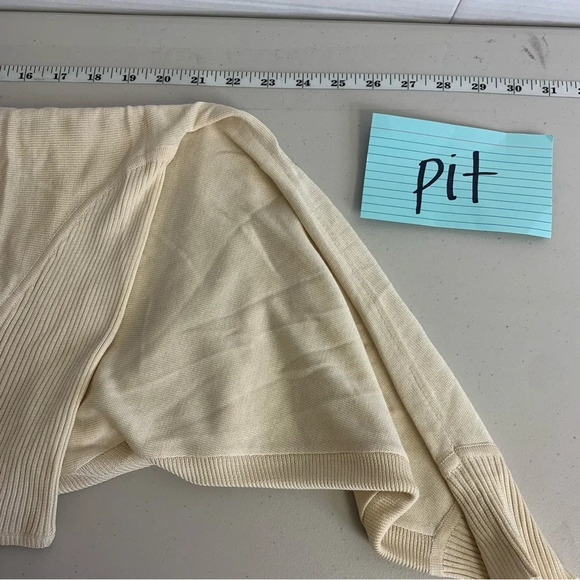 90s Diane Von Furstenberg Silk Blend Lightweight Knit Neutral Top Size Small - Picture 12 of 16